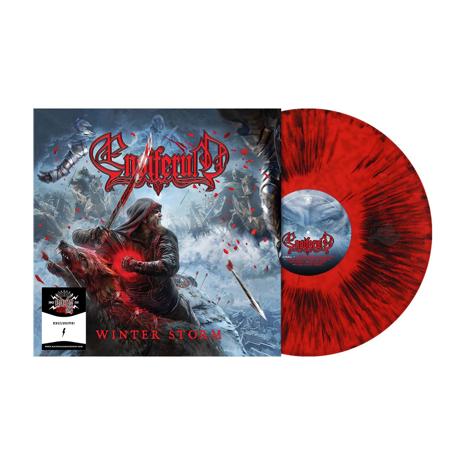 Ensiferum, Winter Storm, Ltd Numbered Red Opaque Blackdust Vinyl ...