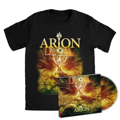 Arion, The Light That Burns The Sky, Ltd Digipak CD + T-Shirt, Bundle