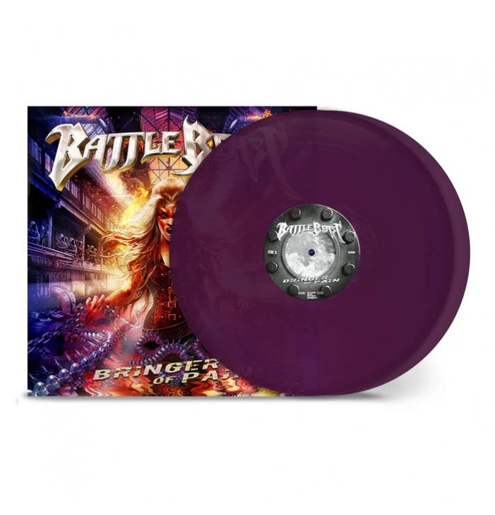 Battle Beast, Bringer of Pain, Transparent Violet 2LP Vinyl