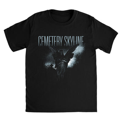 Cemetery Skyline, Angel, T-Shirt