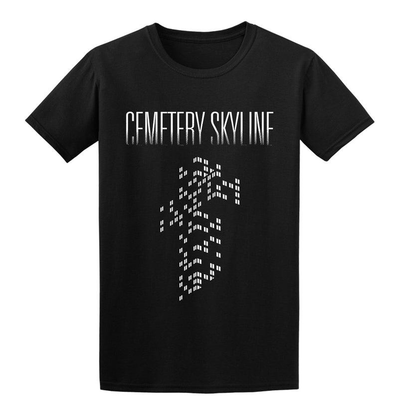 Cemetery Skyline, Nordic Gothic, T-Shirt