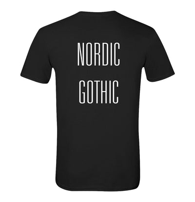 Cemetery Skyline, Nordic Gothic, T-Shirt