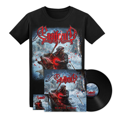 Ensiferum, Winter Storm, Black Vinyl + T-Shirt + Patch, Bundle