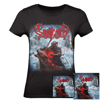 Ensiferum, Winter Storm, Jewel Case CD + Women's T-Shirt + Patch, Bundle