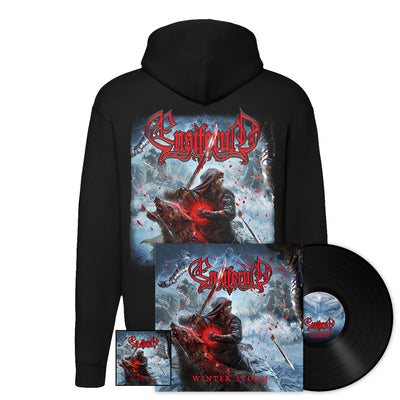 Ensiferum, Winter Storm, Black Vinyl + Zip Hoodie + Patch, Bundle