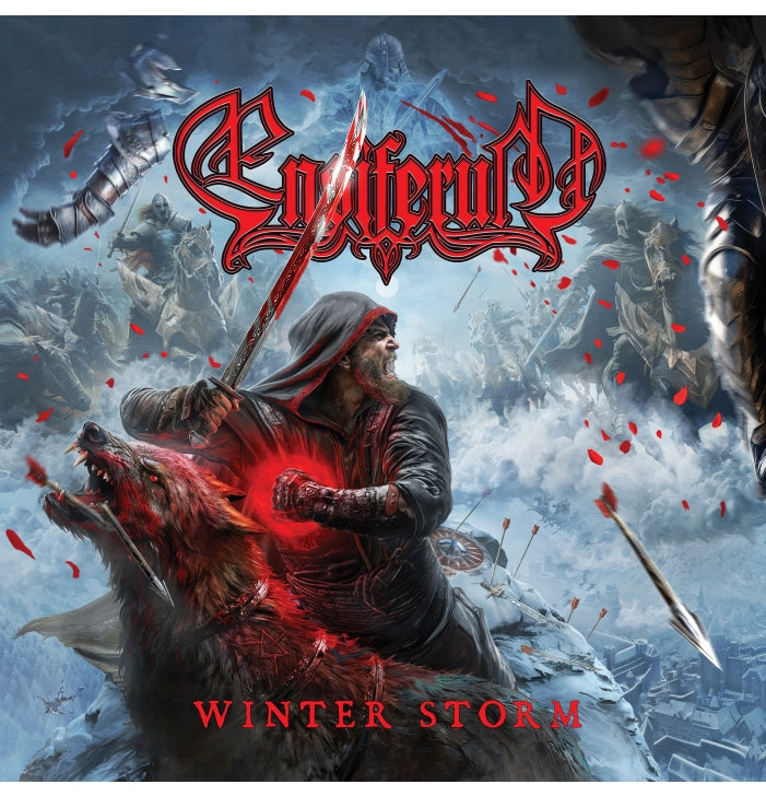 Ensiferum, Winter Storm, Black Vinyl + Zip Hoodie + Patch, Bundle