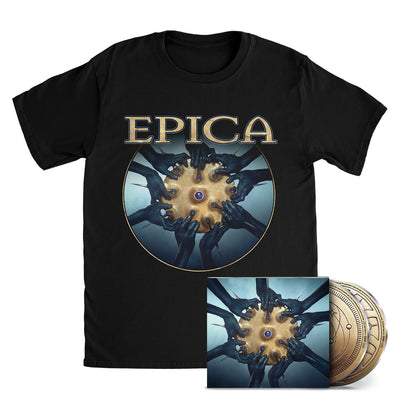 Epica, Aspiral, Digipak CD + Blu-Ray + Aspiral T-Shirt, Bundle