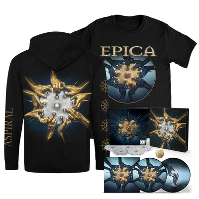 Epica, Aspiral, Collector's Boxset + Aspiral T-Shirt + Zip Hoodie, Bundle