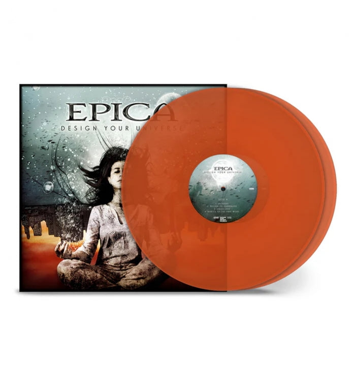 Epica, Design Your Universe, Transparent Orange 2LP Vinyl