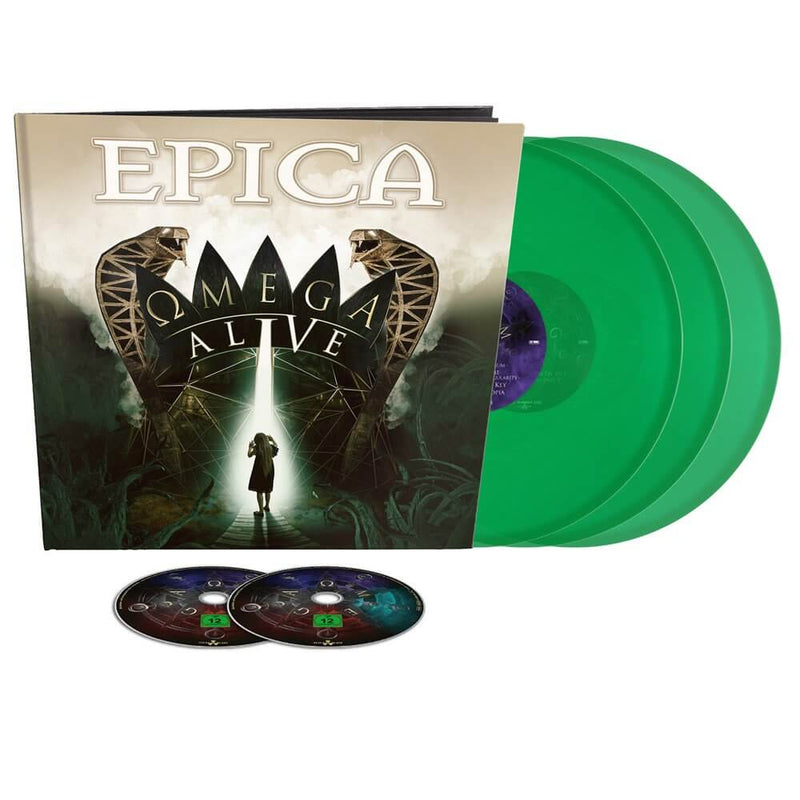 Epica, Omega Alive, Earbook 3LP Vinyl + Blu-Ray + DVD