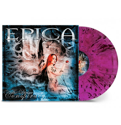 Epica, The Divine Conspiracy, Transparent Magenta / Black Marbled 2LP Vinyl