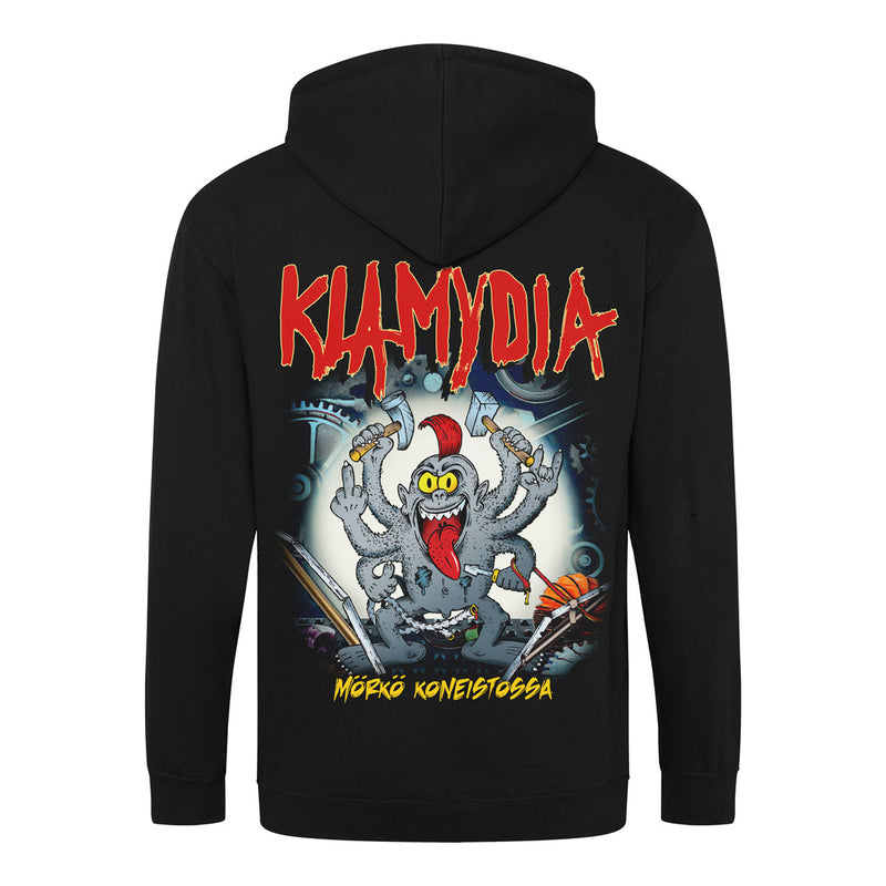 Klamydia, Mörkö Koneistossa, CD + Zip Hoodie, Bundle