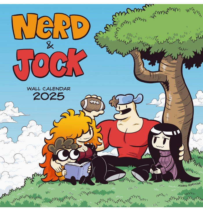 Nerd & Jock 2025 Wall Calendar