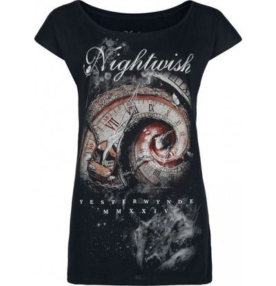 Nightwish, Yesterwynde Space, Women's Low-Neckline T-Shirt