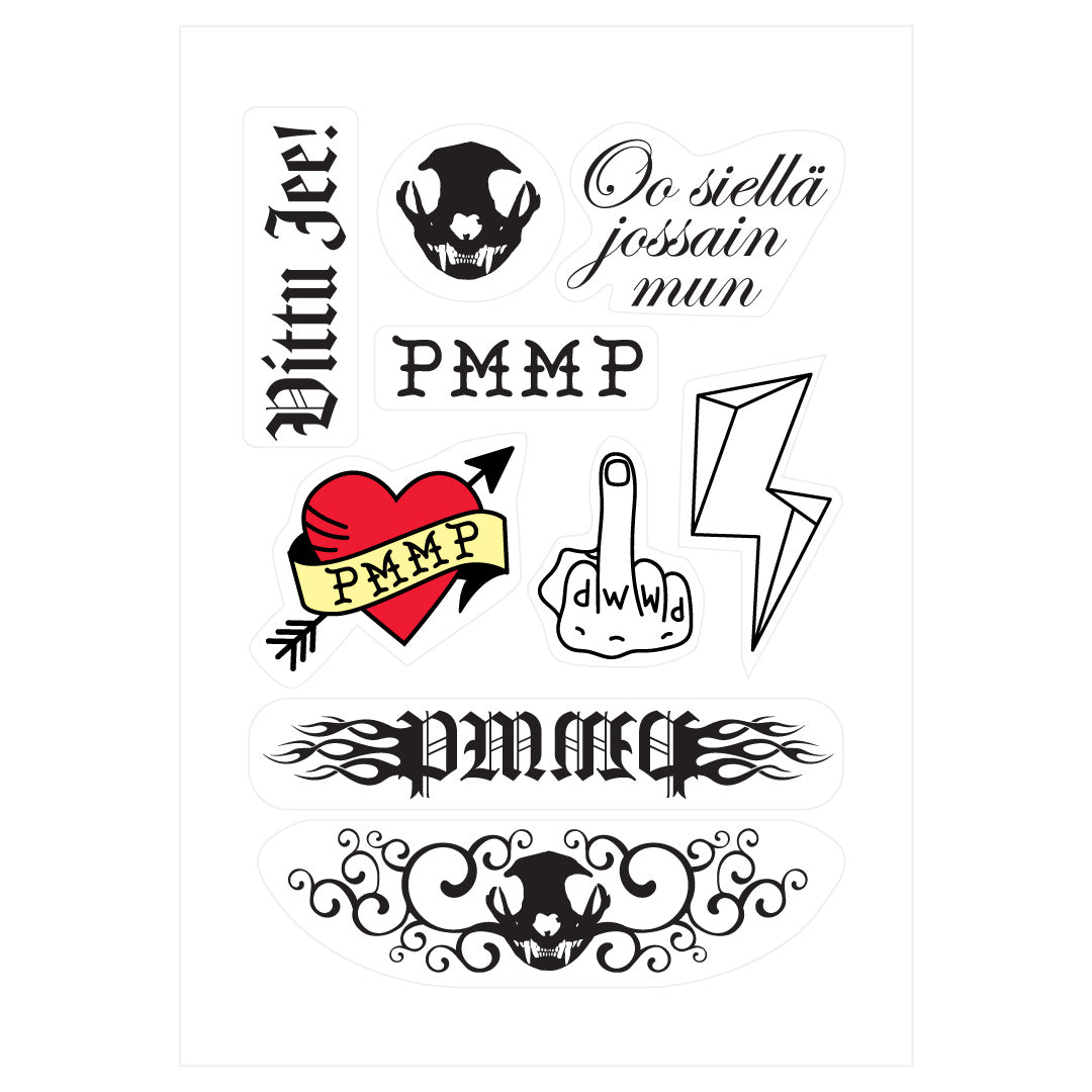 PMMP, Transfer Tattoo Set – Backstage Rock Shop