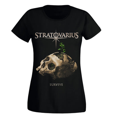 Stratovarius, Survive Skull, Women's T-Shirt