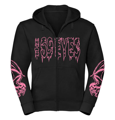 The 69 Eyes, Vintage US Tour 2007 Pink, Zip Hoodie