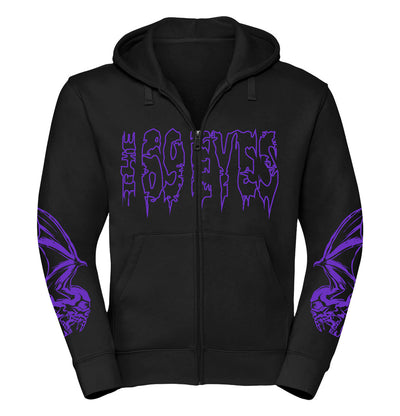 The 69 Eyes, Vintage US Tour 2007 Purple, Zip Hoodie