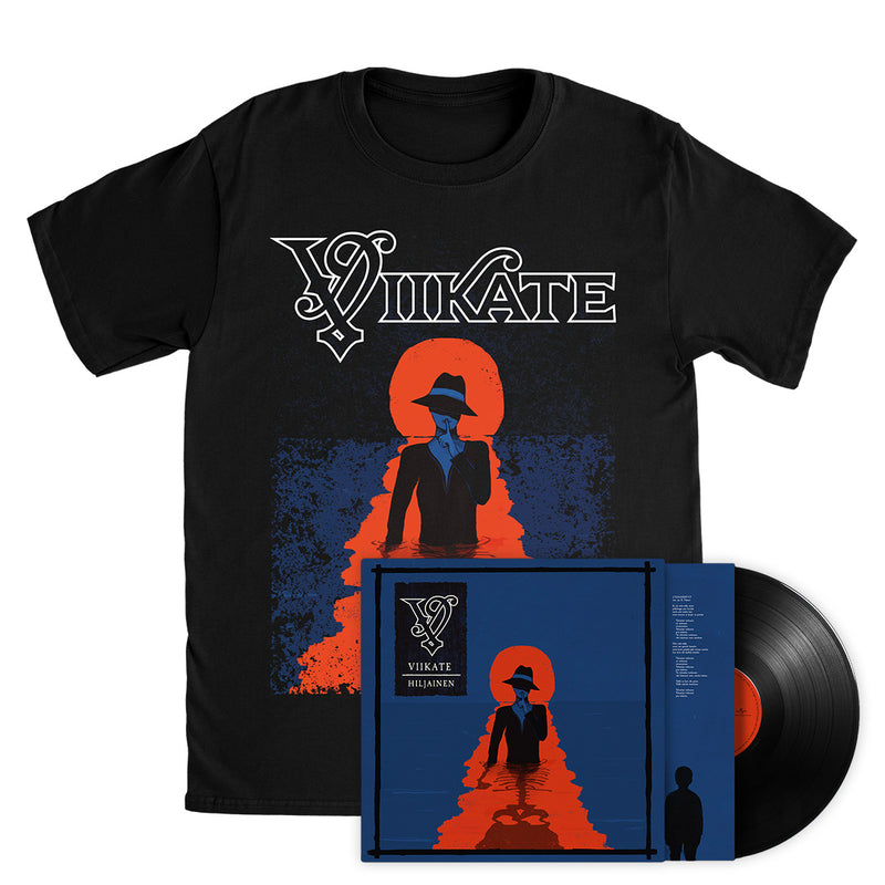 Viikate, Hiljainen, Black Vinyl + T-Shirt, Bundle