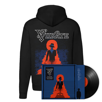 Viikate, Hiljainen, Black Vinyl + Zip Hoodie, Bundle