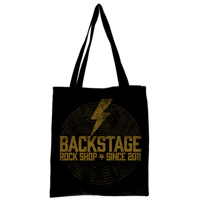 Backstage Rock Shop, Retro Logo, Shopping Bag, Black Friday Special